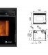 ESTUFA DE PELLET CORDOBA INSERT NORMAL 12 KW ECOFOREST