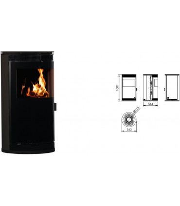 ESTUFA DE LEÑA ARLES 12 KW ECOFOREST